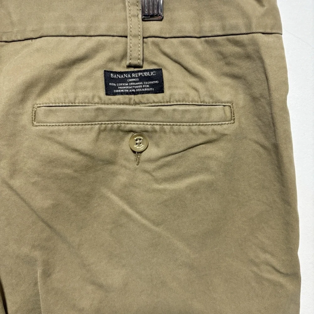Banana Republic Pants Mens 38 X 32 Beige Tan Dawson Chino Straight Leg Cotton
